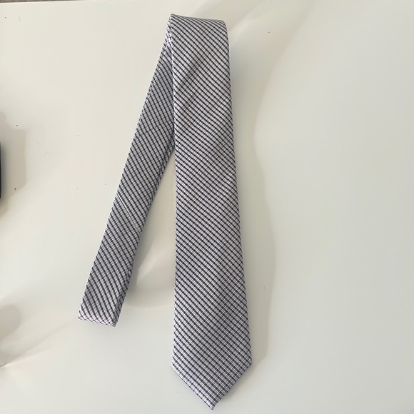 Black Brown 1826 Silk Men’s Formal Tie - Picture 1 of 7